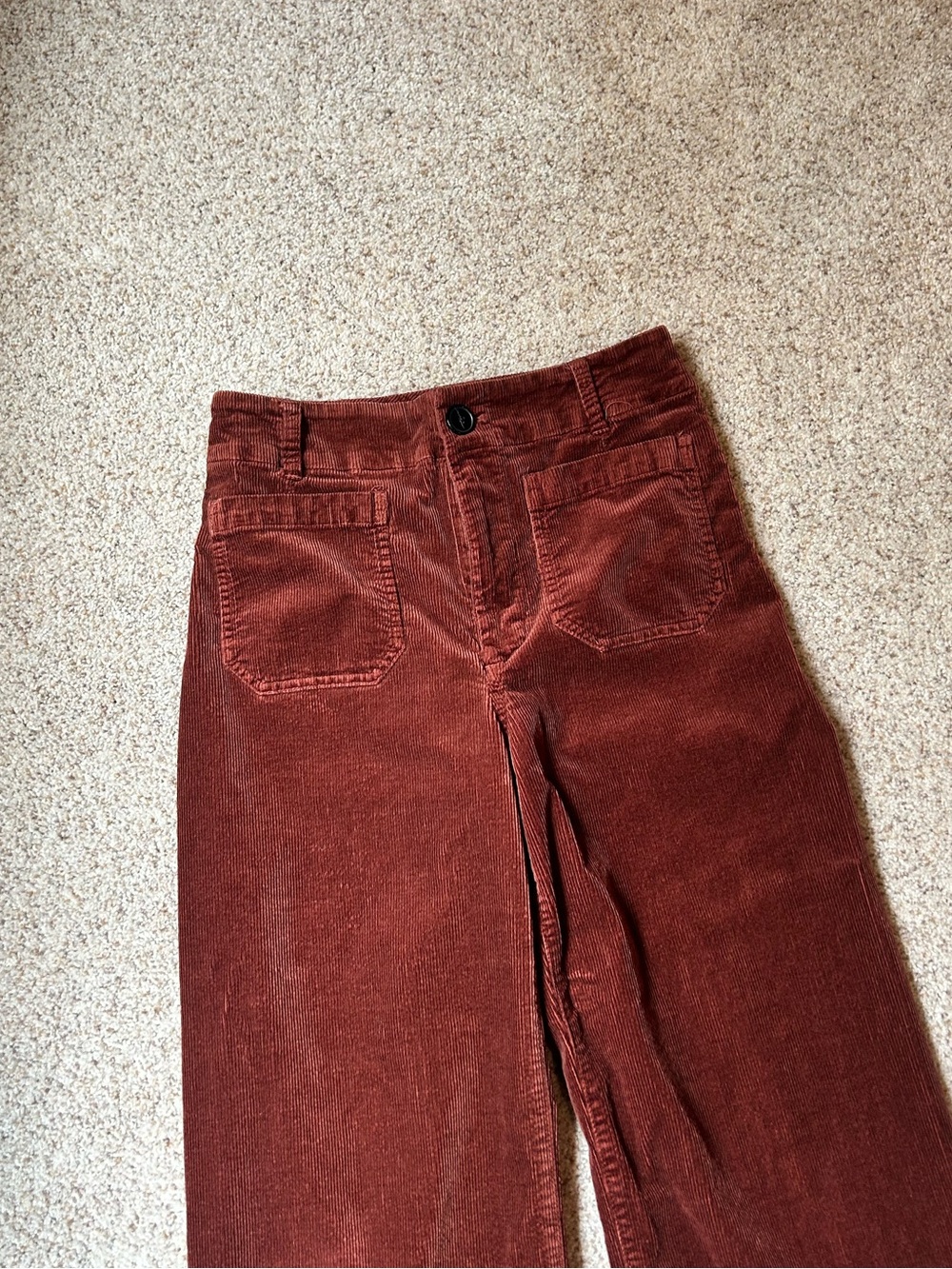 Maeve by Anthropologie Corduroy Cropped Wide-Leg The Colette - Picture 2 of 12